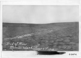 Lit d'une rivière à l'Île Melville 2 septembre 1910.